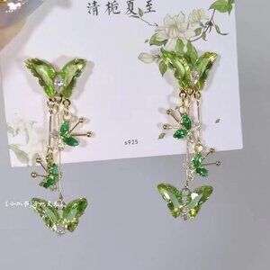 The Wizard of Oz Super Fairy Butterfly Zircon Earrings